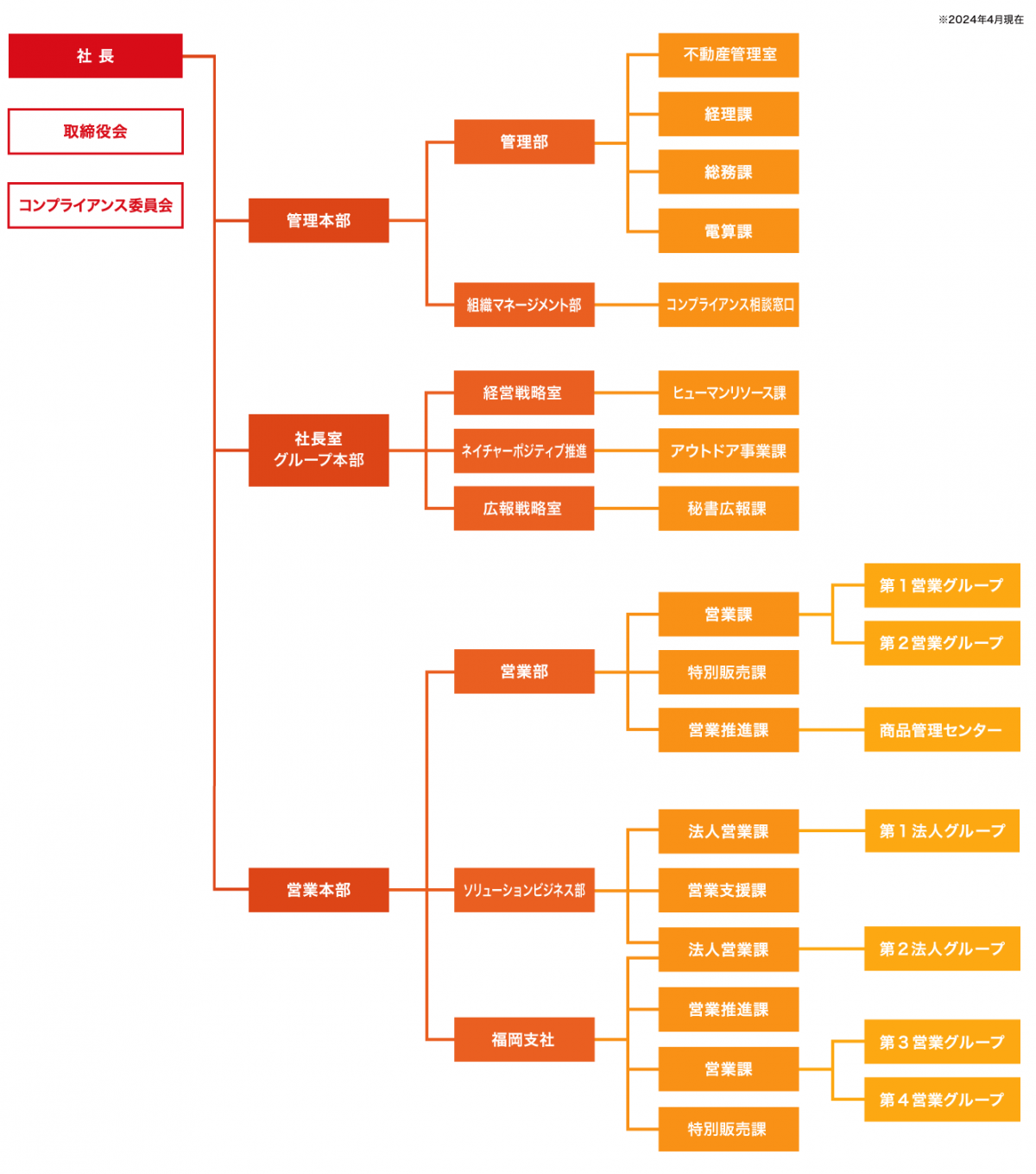 株式会社DNS 組織図