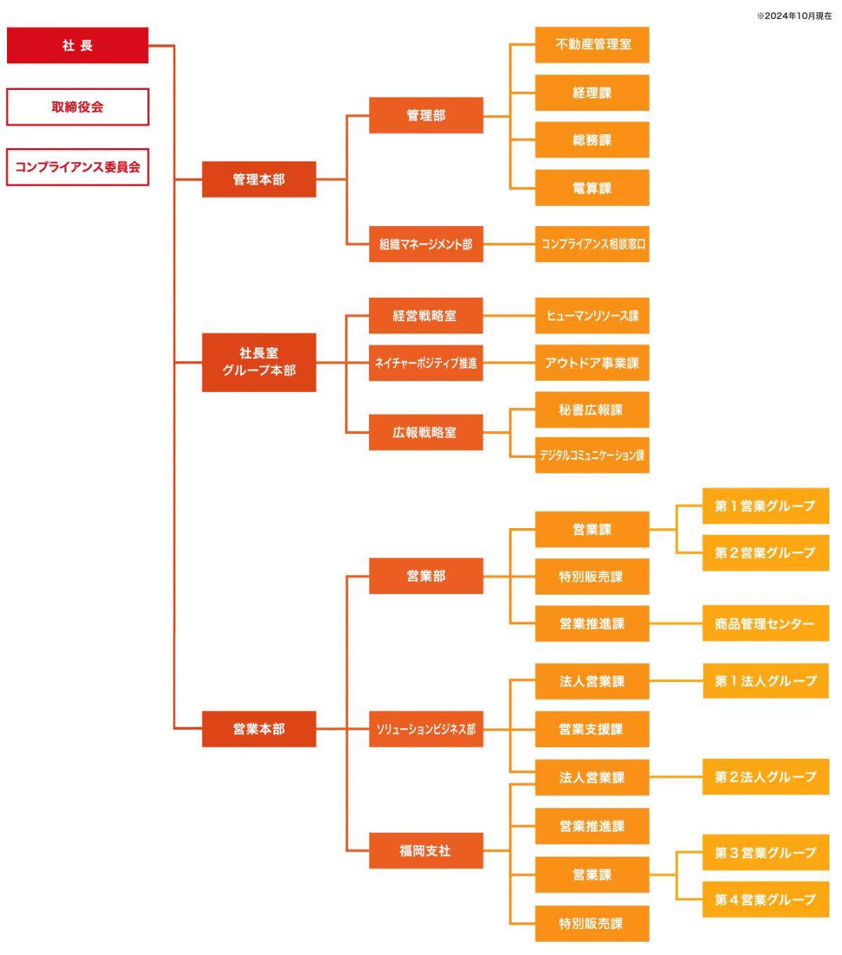 株式会社DNS 組織図